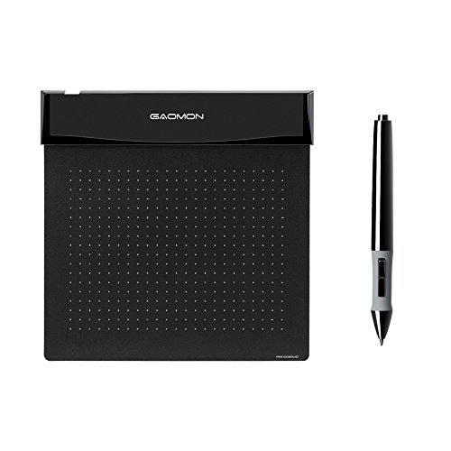 GAOMON S56K Ultra-Mince Flexible Dessin Tablette Graphique avec 2048 Niveaux Stylet pour Jeu et Signature (S56K)