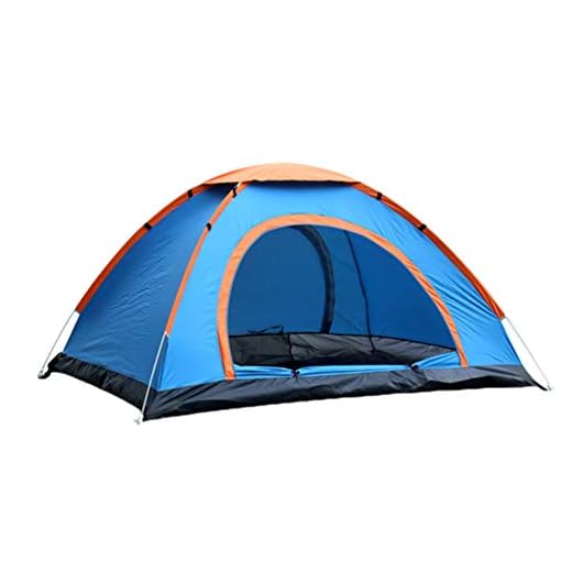 Lvguang Portátil Carpa de Campaña Sola Capa Automática Ultraligera Impermeable para Viajes (Azul#1, 200 * 150 * 100cm)