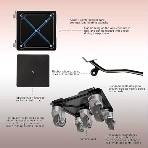 Accesorios De Cocina, Home Improvement ruedas refrigerador Marca TOCOZOC (3)