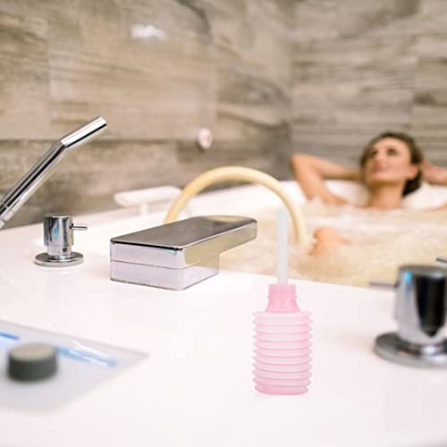 Beavorty de Limpeza de Ducha Vaginal: Ducha Anal Reutilizável Bulbo de Enema Portátil Limpador de En