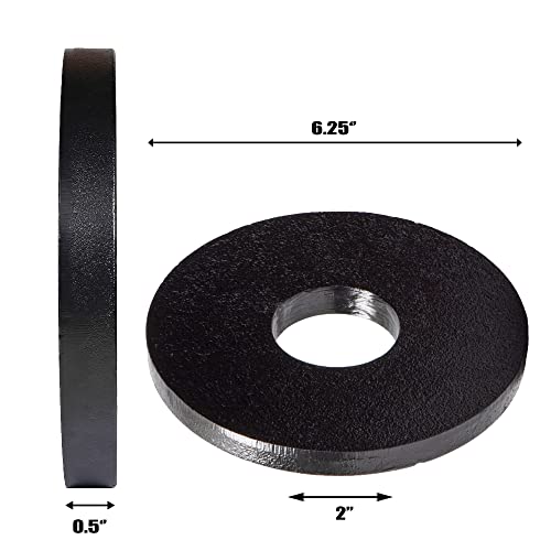 N/A" Olympic Weight Plates For 2 Inch Bar, Optional 2.5/5.0/10/25/35/45 Lbs Bumper Plates, Barbells Plates Olympic Plates For Strength Training Bodybuilding, Home Gym (Black 01, 2 X 2.5 Lb-Pair) #TOP2