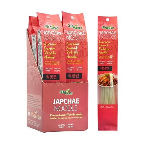 Jayone Glass Noodles, Gluten-Free Dangmyeon, Korean Vermicelli, 100% Sweet Potato