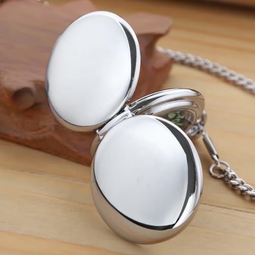 Image of Men's Mechanical Pocket Watch Black Rudder Pattern Double Open Hollow Roman Numerals Pocket Watch