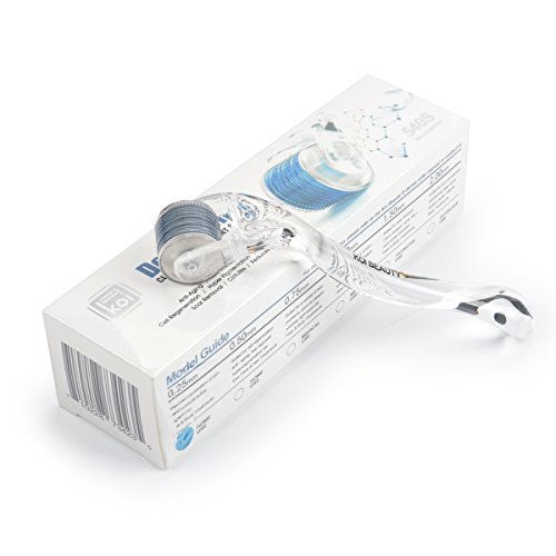 Dermaroller- 540 Edelstahl-Microneedling 0.5 mm, Koi Beauty Derma Roller für das Gesicht, Anti-Aging Mikrodermabrasionsinstrument - Inklusive kostenlosem Aufbewahrungskoffer