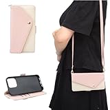 case for AQUOS sense9 SH-53E SHG14 SH-M29カバー アクロス センス9ケース 手帳型かわいい おしゃれ ショルダー 斜めがけ ストラップ ブック型 財布型 スタンド機能付き カード収納 マグネット式 全面保護 (A1-ピンク, AQUOS sense9（SH-53E/SHG14/SH-M29）)