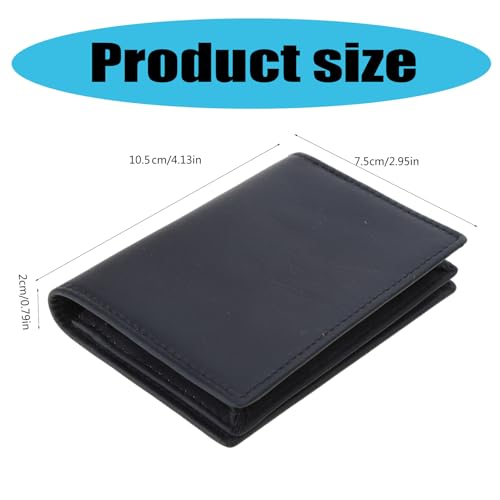 Men's Expandable Black Leather Credit Card Holder Wallet for Business Cards3