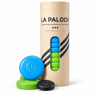 La Paloch’ palets bretons silicone bleu vert, 12 palets
