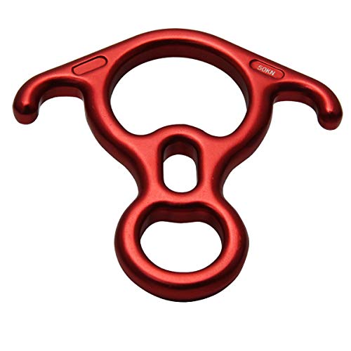 YXGOOD 50KN Rescue Figure, 8 Descender Large BentEar Belaying and