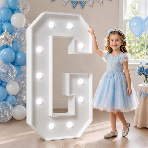 Image of Marquee Letters 4 Feet Tall, Cool Light Up Letters G for Party Decor