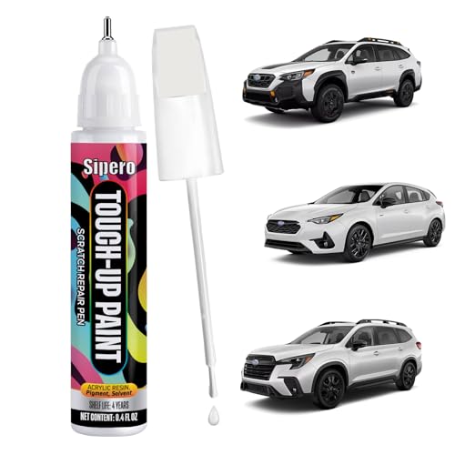 2017MY Paint Coding Information - Subaru 6 For Subaru Crystal White Pearl (K1X) Touch Up Paint Pen - Exact OEM Match Repair Kit for Chips & Nicks - Compatible with Outback, Forester, Ascent, Crosstrek
