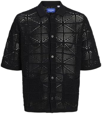 JACK & JONES Jorretiro Crochet Knit Polo Se25