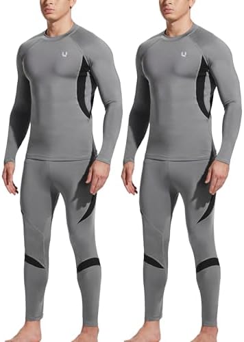 Biancheria Intima Termica UNIQUEBELLA Per Uomo - Traspirante E Ad Asciugatura Rapida, Per Sport Invernali - Foto 2