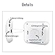 Müller-Licht Mobina Push 10 LED Batterieleuchte 10cm, weiß