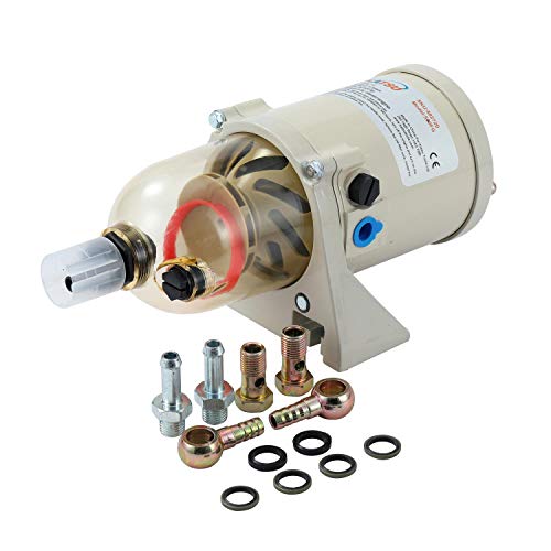 KATSU Diesel Kraftstofffilter Wasserabscheider FG500, für Dieselmotoren, Marineboot, Schnellboot, Traktoren, elektrische Generatoren 482720
