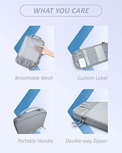 image for BAGSMART 6 Set Compression Packing Cubes for Travel, Lightweight Vacat