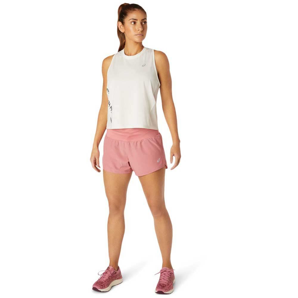ASICS Women Road 3.5In Short Vêtements De Course Shorts Pink -