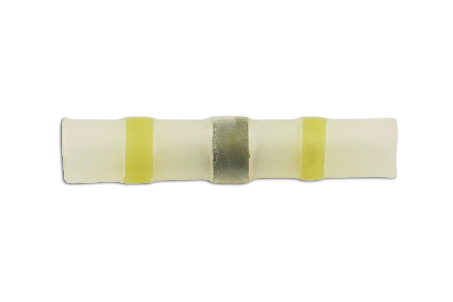 Connect Yellow Solder Type Heat Shrink Butt Connector 10pc 30696