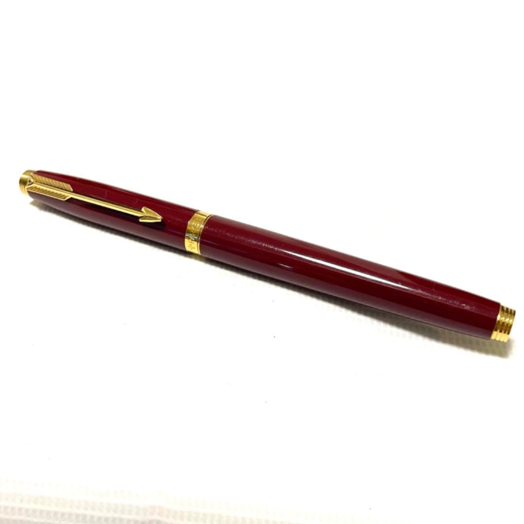 Parker 万年筆 赤と黒 14金