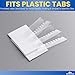 1InTheOffice Hanging Folder Tab Inserts, 3-1/2