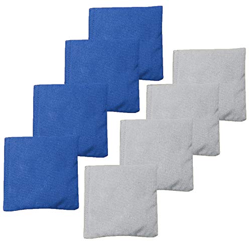 All Weather Cornhole Bean Bags Set of 8 - Duck Cloth, Regulation Size