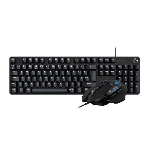 Image of Logitech G502 HERO Wired Gaming Mouse + G413 SE Full-Size Mechanical Gaming Keyboard, HERO 25K Sensor, 11 Programmable Buttons, Backlit Keyboard with Tactile Mechanical Switches, Anti-Ghosting - Black