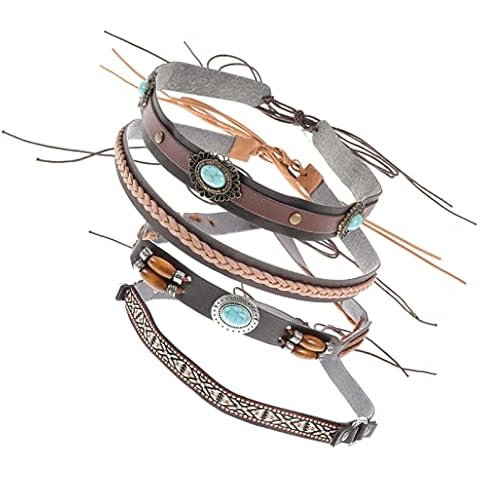 USHOBE Bandeau de Chapeau Ethnique Cover