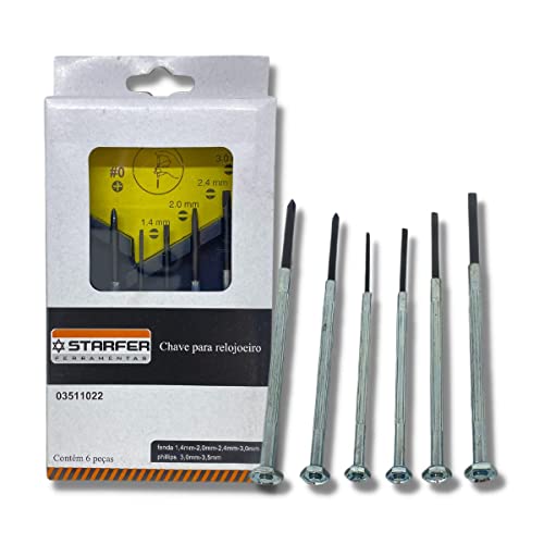 Chave Relojoeiro Starfer com6Pc