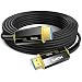 Produktbild DGHUMEN HDMI Kabel 15M Glasfaser 8K, HDMI 2.1 Kabel (HDMI 2.1, 48Gbps) Ultra High Speed Unterstützung 8K@60Hz 4k@120/144Hz Dynamisches HDR, eARC, ARR, Dolby Atmos für PS5/4 HDTV Monitor PC Laptop