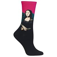 Algopix Similar Product 10 - Hot Sox Womens Dress Crew Mona Lisa