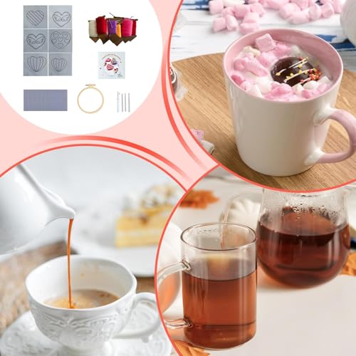 Kit punch needle débutant pour éviter les taches de café sur la table - 3