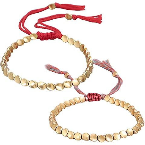 ZGCXRTO Pulsera de Cuentas de Cobre Tibetano Cover