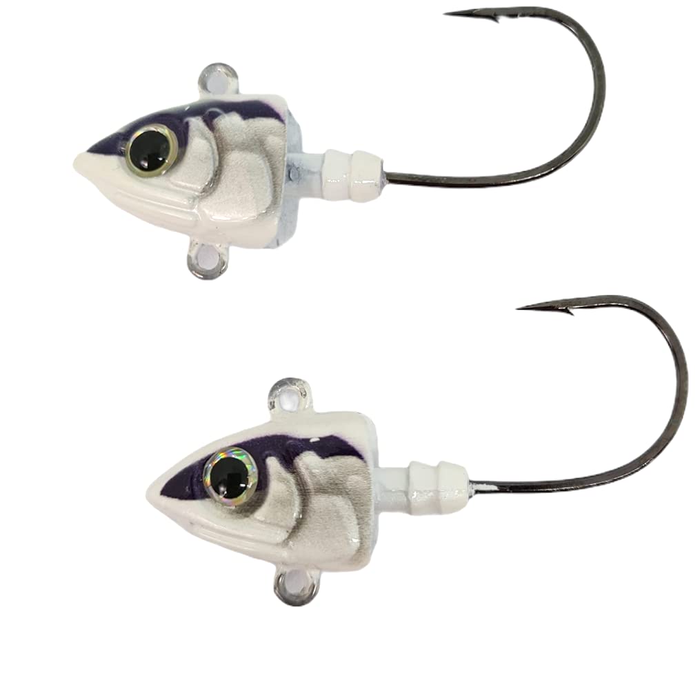 Armeriaonline Teste Piombate testine jig Pesca Spinning Spigola ami piombati da Pesca Lago Mare Vertical Testa piombata Spinning testine piombate Trota Slow Pitch alletterati Tonno Biscay Minnow