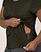 Kindred Bravely Everyday Maternity & Nursing T-Shirt | Maternity & Nursing Tops for Breastfeeding (Thyme, Medium)
