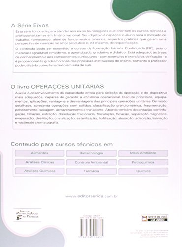 Operações unitárias: Fundamentos, transformações e aplicações dos fenômenos