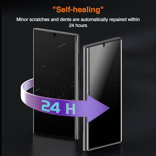 Image of ZARALA Privacy Hydrogel Screen Protector for Vivo X90 Pro Anti-Spy Flexible TPU Private Protective Film, Anti-Scratch Anti-Peeping Ultra-Thin Soft Hydrogel Protective Film