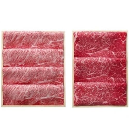 柿安本店 柿安 柿安黒毛和牛食べくらべセット(定期便) 黒毛和牛すき焼肉 モモ350g(解凍品) 黒毛和牛すき焼肉 肩ロース450g(解凍品)
