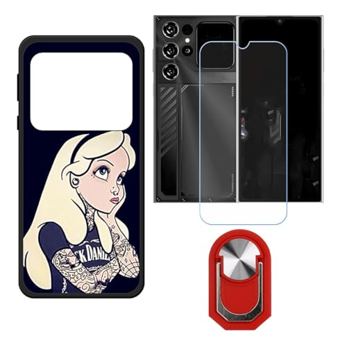 BMPNLSZ �K�p Oukitel C62 GT�p+HD�����K���X�ɓK�����ėpTPU�P�[�X�A�V���J�Q���P�[�X�o���p�[�ی�o�b�N�P�[�X-�ɓK����9�d�x�X�N���C�u�h�~�X�N���[���v���e�N�^(6,88") + ���O���\�Ŕėp�I��360�x��]�\�ȃX�e���g����