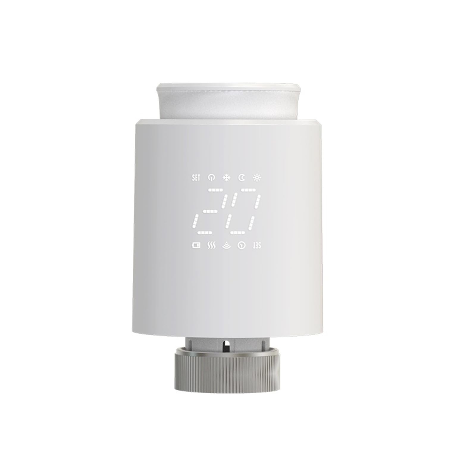 Inteligentny termostat, Inteligentny, programowalny, zdalny regulator temperatury ogrzewania z termostatycznym zaworem WiFi