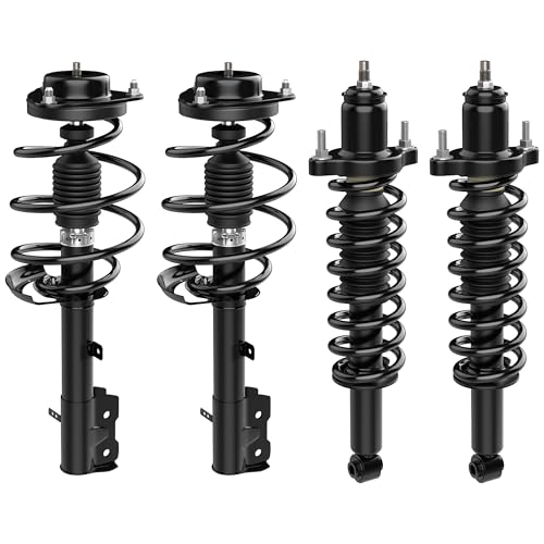 AUTOSAVER88 Front Complete Struts Rear Shocks and Coil Spring Assembly Compatible with 2007-2012 Dodge Caliber, 2007-2014 Compass, 2007-2014 Patriot 0