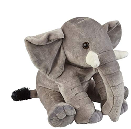 Peluche éléphant assis 35 cm, cadeau de naissance idéal