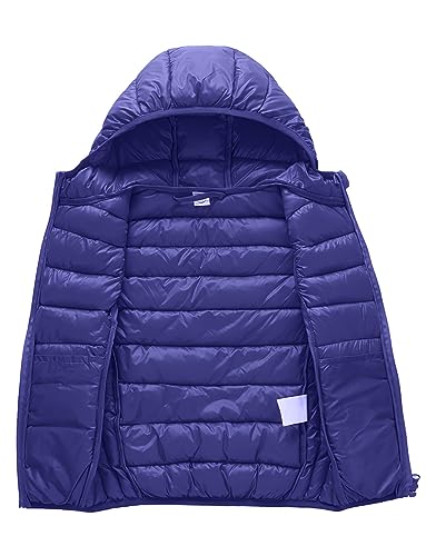 Aivtalk Boys Girls Puffer Down Vest Toddler Kids Hooded Zip Sleeveless Jacket Winter Coat3