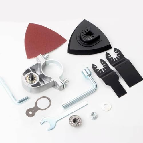 Adaptador Oscilador Multifuncional para Esmerilhadeira Rebarbador Oscilante Excêntrico Acessório par