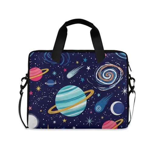 Maletín para laptop de 16 pulgadas ALAZA con diseño de astronauta y cinta bandolera