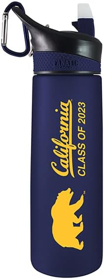 The Fanatic Group University of California, Berkeley Class of 2023 24 oz Frosted Sport Bottle - Navy