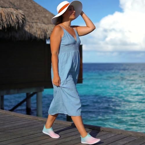 Image of Spesoul Womens and Mens Water Shoes Breathable Quick Dry Soft Barefoot Aqua Socks for Hiking Swim Beach Surf Yoga Sport