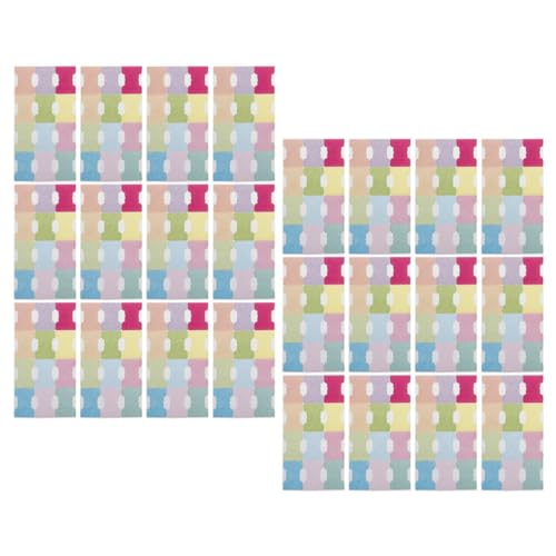 SEWACC 24 Blatt Seitenmarkierungen Klebrige Registerreiter Buchmarkierungsreiter Farbige Notizen Reiteraufkleber Flaggenreiter Selbstklebend Für Notizbücher Dokumente Bücher