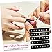 FOYTOKI 100sheets Nail Protector Stickers Cuticle Protectors for Gel Polish Soft Material Fit for All to Apply Safe Comfortable for Home Use