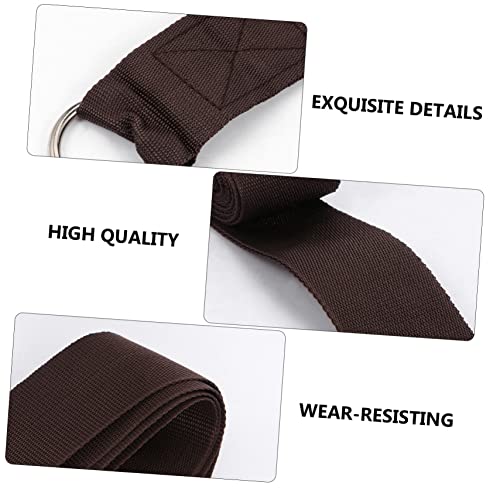 Sosoport 4pcs Hammock Rope Portable Tree Swing Straps Swing Hanging Straps Tree Swing Rope Tree Hammock Kit Hammock Suspension Straps Swings Tree Hanging Straps Alloy Swing Chair Outdoor