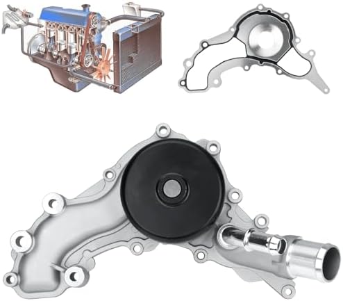 Aluminum Housing Water Pump A-Premium Water Pump With Gasket For Chevy, GMC, Cadillac & More - 2.8L 3.0L 3.6L DOHC Engines Water Pump Replacement - Foto 3