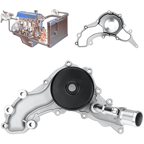 Engine Water Pump Kit AW6169 with Gasket Compatible With with Chrysler 200,300,Town & Country;Dodge Avenger,Challenger,Charger,Durango,Grand Caravan,Journey;Jeep Grand Cherokee;RAM 1500 Cover
